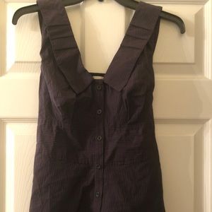 Monroe & Main Pin Striped Vest Top